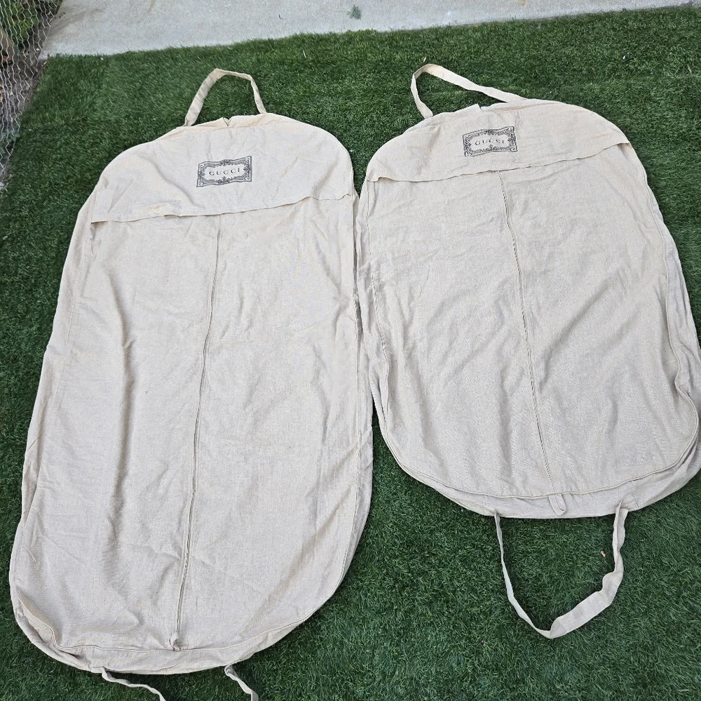 Gucci Cream Garment Bags